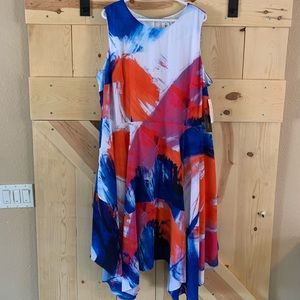 Julia Jordan Dress, colorful, fit & flare, size 22